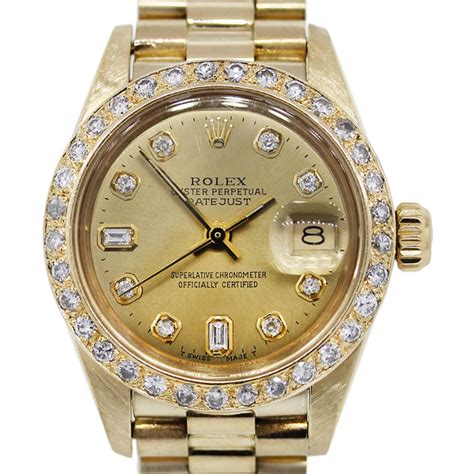 rolex datejust gold face|gold rolex datejust for sale.